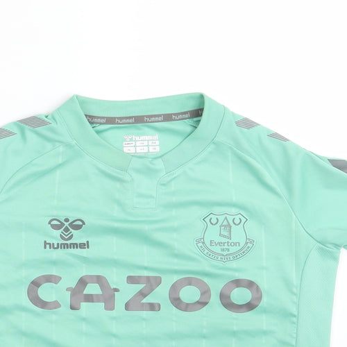 Hummel Boys Green   Jersey T-Shirt Size 10 Years  - Everton FC - Richardson