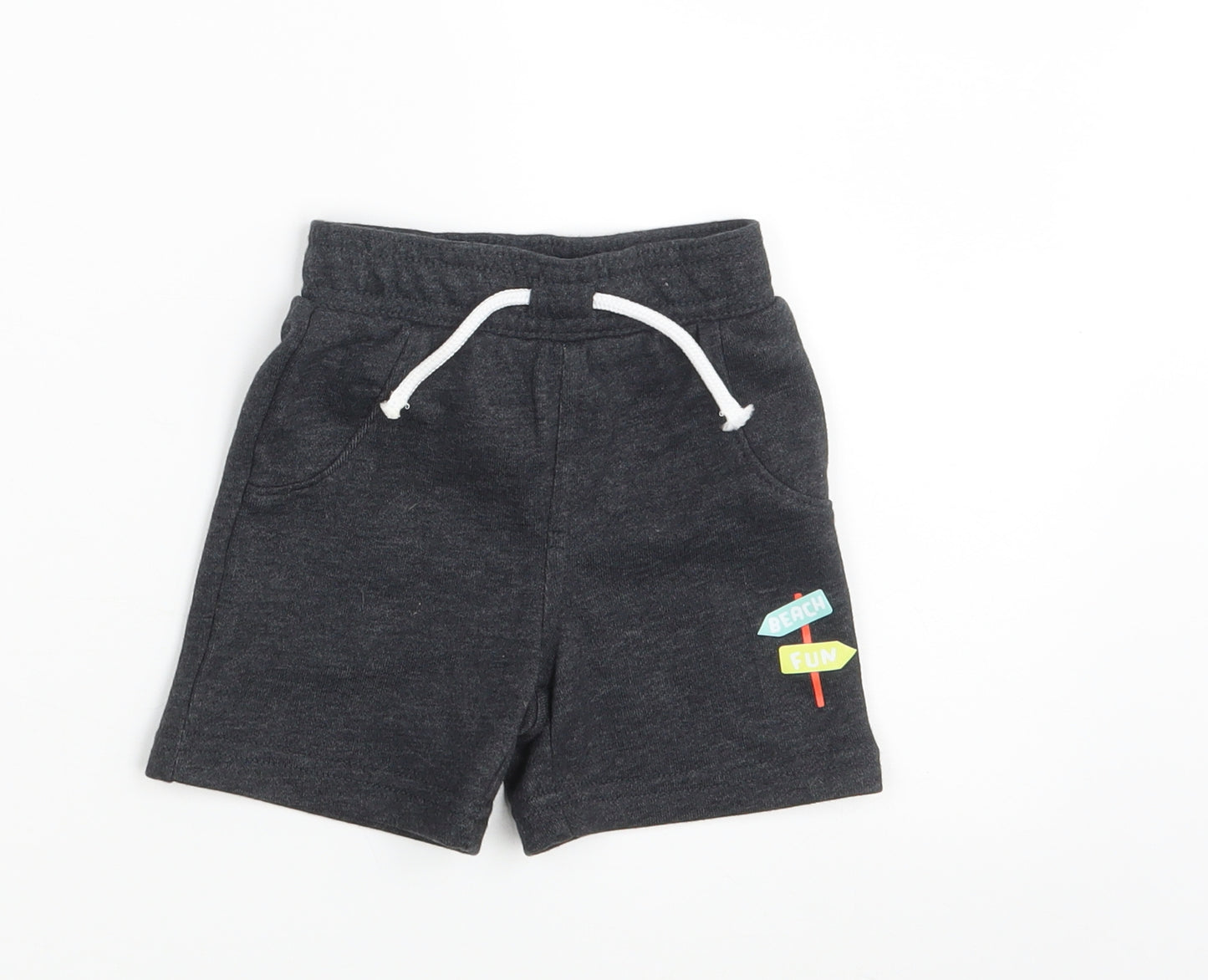 Primark Boys Grey   Sweatpants Leggings Size 6-9 Months  - Waist 16in