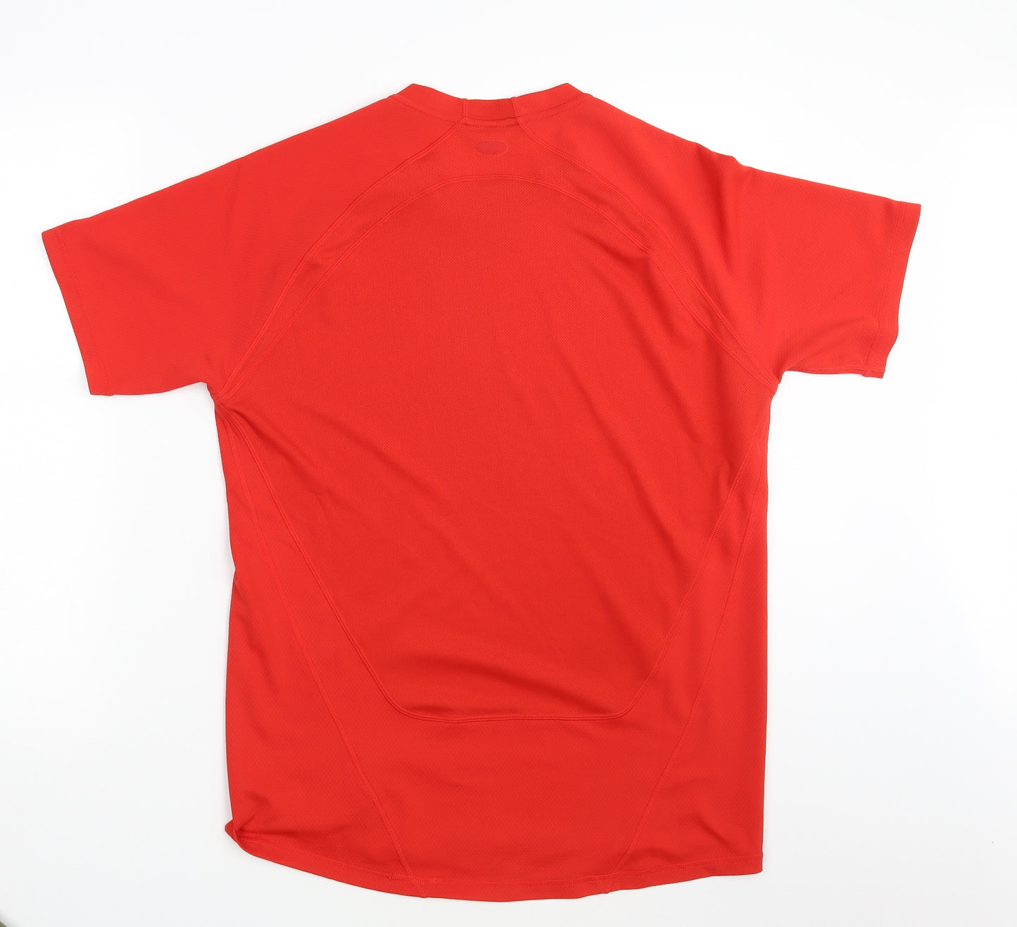 ASICS Mens Red   Jersey T-Shirt Size L  - Performance