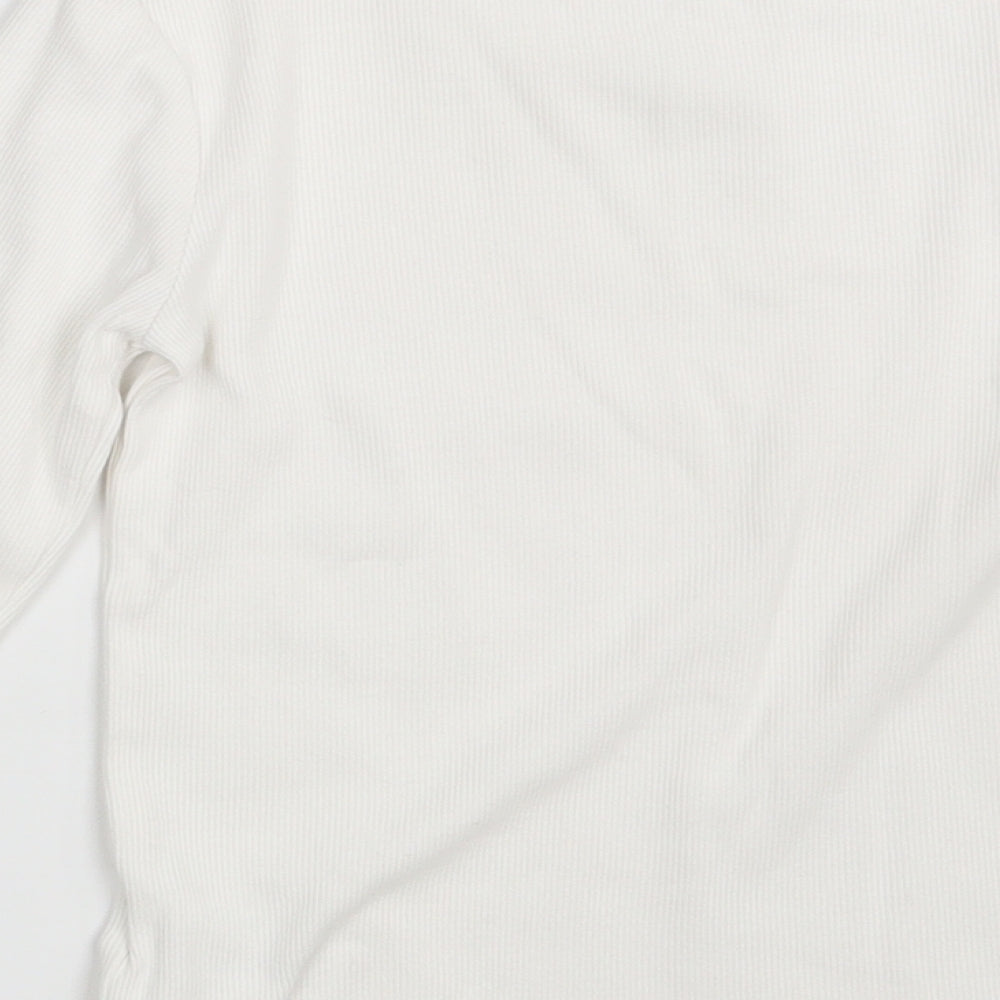 NEXT Girls White   Pullover Sweatshirt Size 7 Years