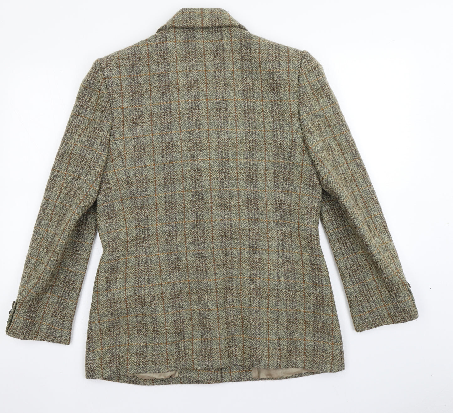 Weinberg Mens Brown Plaid  Jacket Blazer Size 38