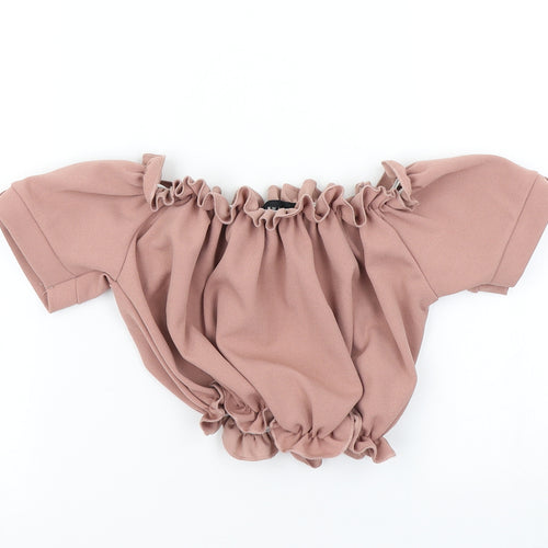 New Look Womens Pink   Cropped T-Shirt Size 6