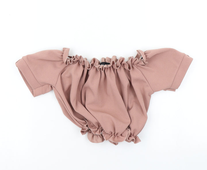 New Look Womens Pink   Cropped T-Shirt Size 6