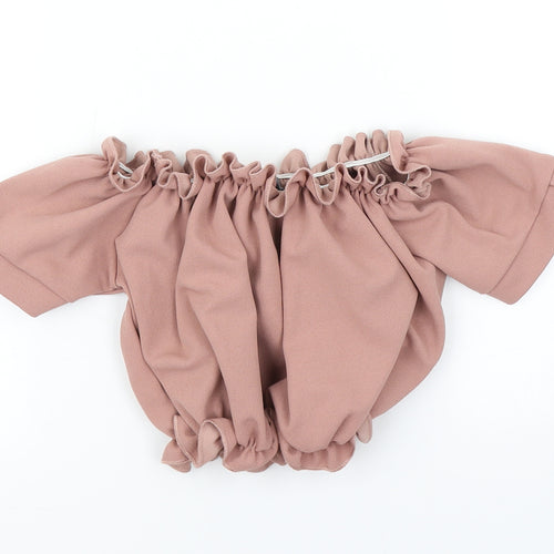 New Look Womens Pink   Cropped T-Shirt Size 6
