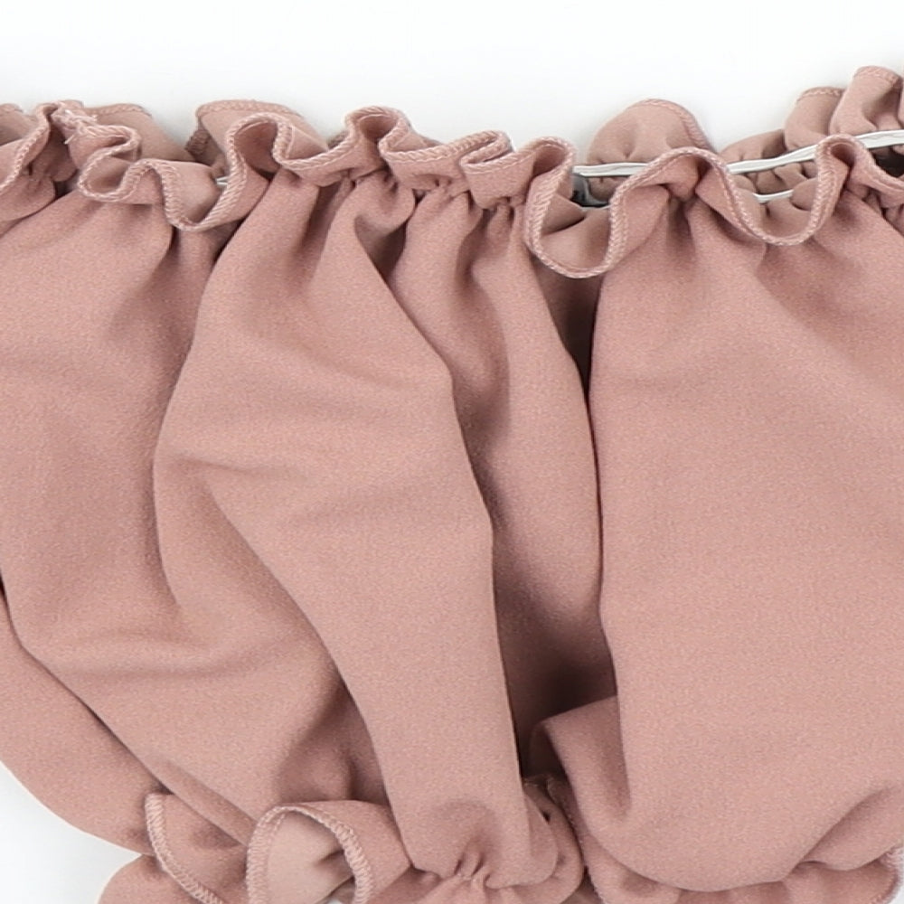 New Look Womens Pink   Cropped T-Shirt Size 6