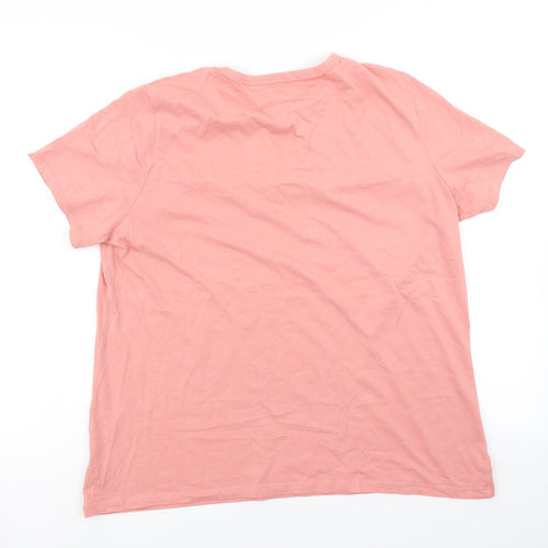 F&F Womens Pink   Basic T-Shirt Size 16