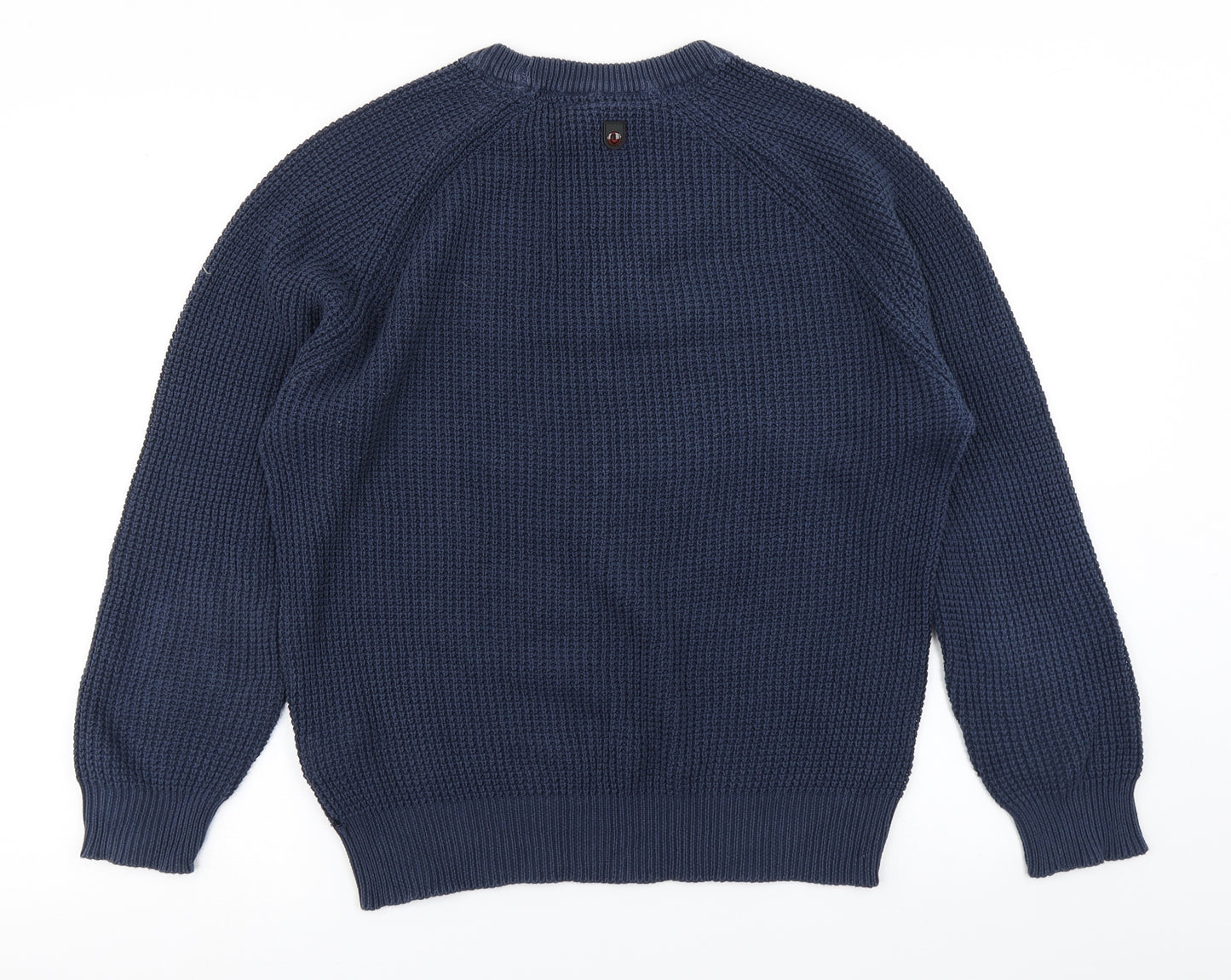 Duck and Cover Mens Blue  Knit Pullover Jumper Size L