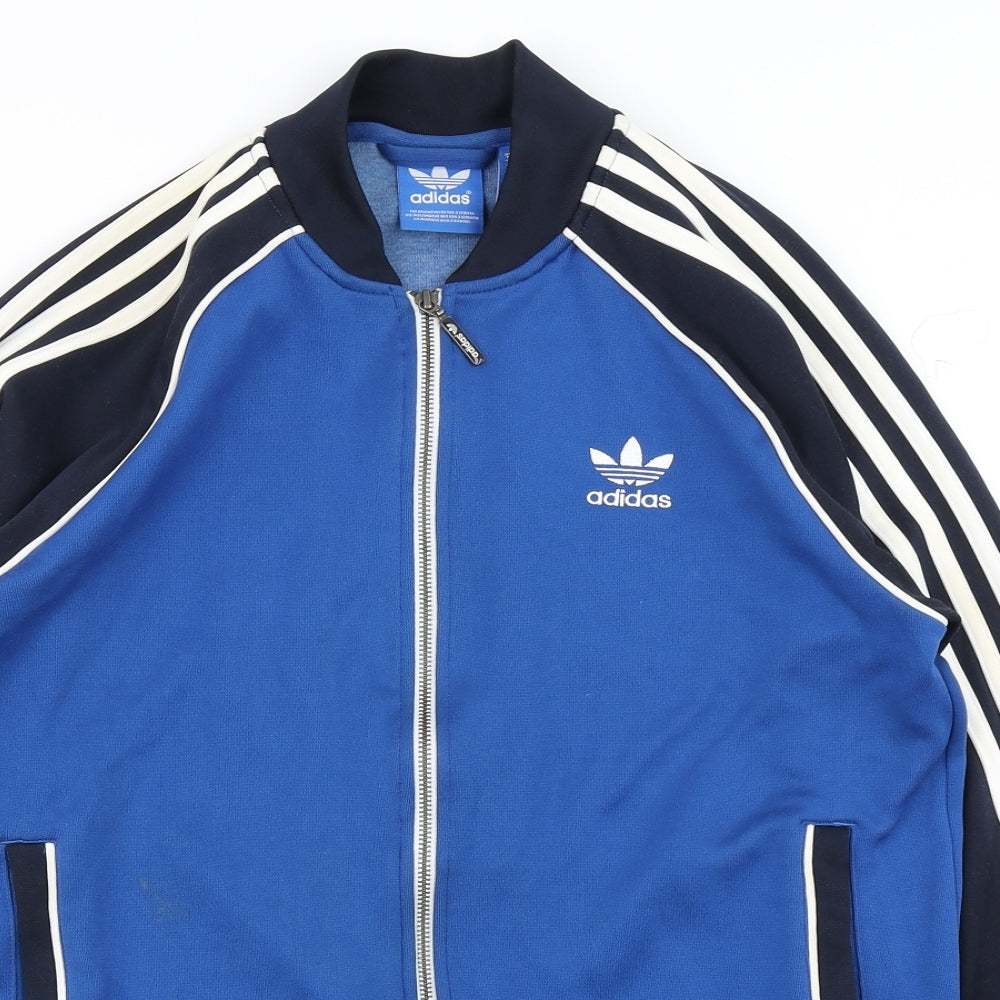 adidas Mens Blue   Jacket  Size M