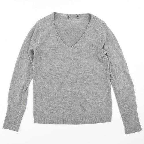 Primark Womens Grey  Knit Pullover Jumper Size 2XS