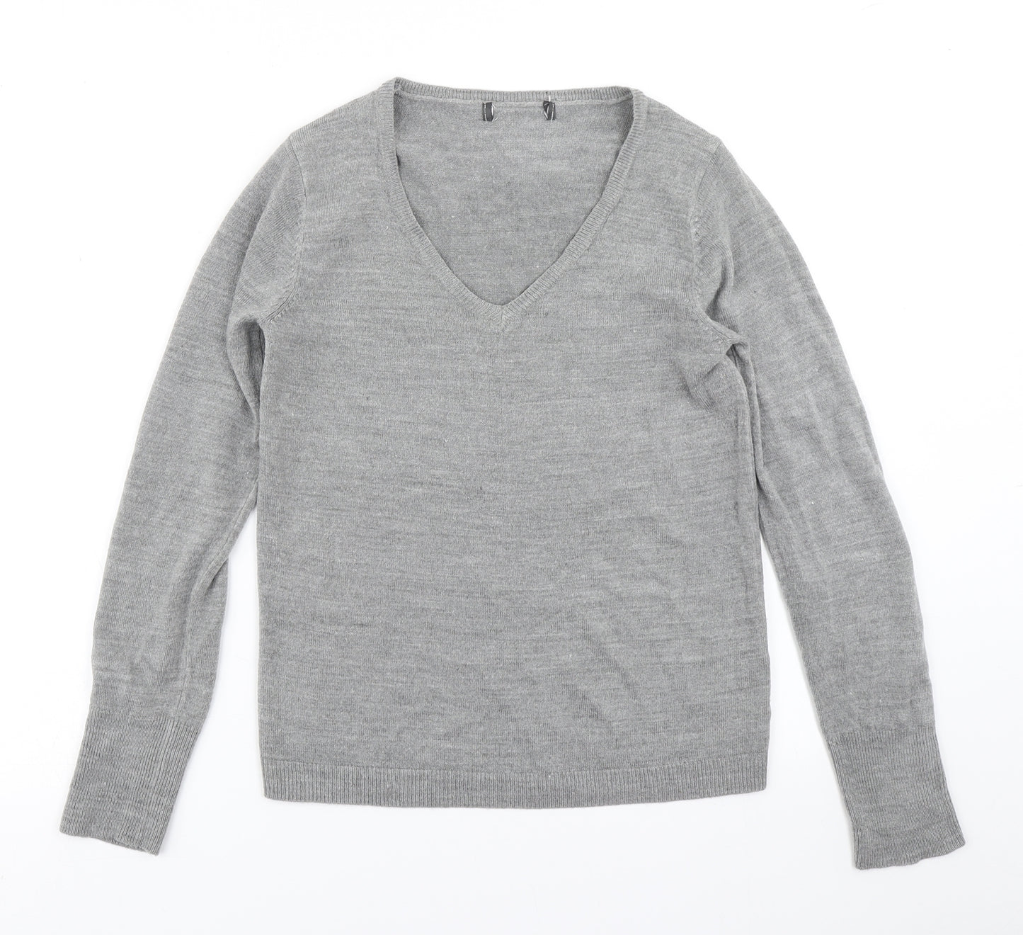 Primark Womens Grey  Knit Pullover Jumper Size 2XS