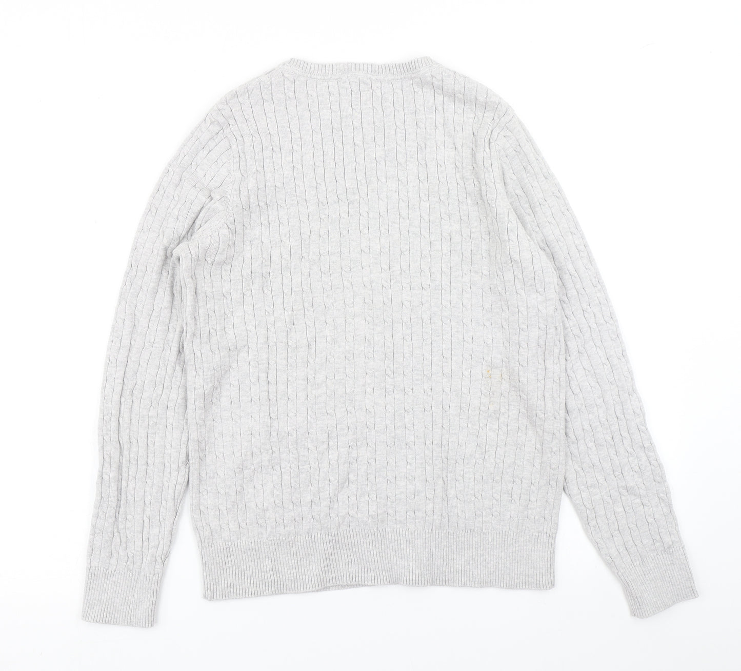 Kim Rogers Womens Grey  Knit Pullover Jumper Size S