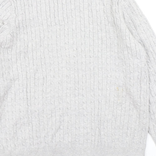 Kim Rogers Womens Grey  Knit Pullover Jumper Size S