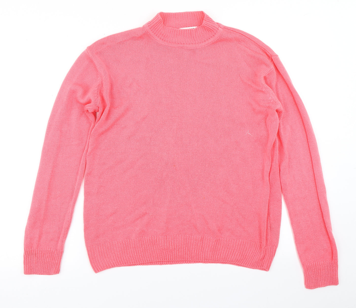 Damart Womens Pink  Knit Pullover Jumper Size 10