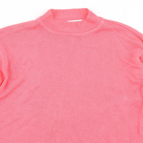 Damart Womens Pink  Knit Pullover Jumper Size 10