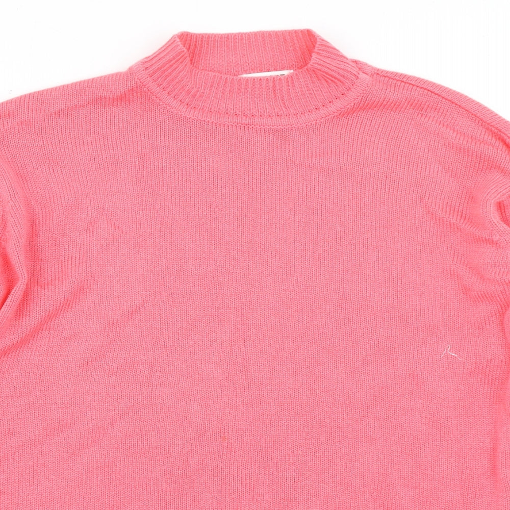 Damart Womens Pink  Knit Pullover Jumper Size 10