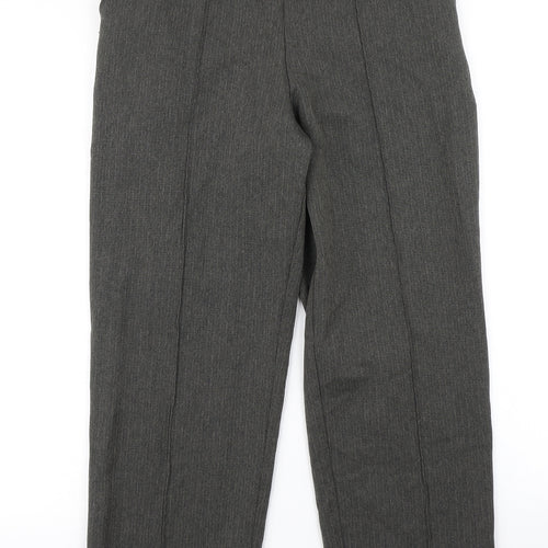 M&S Womens Grey   Dress Pants Trousers Size 10 L25 in