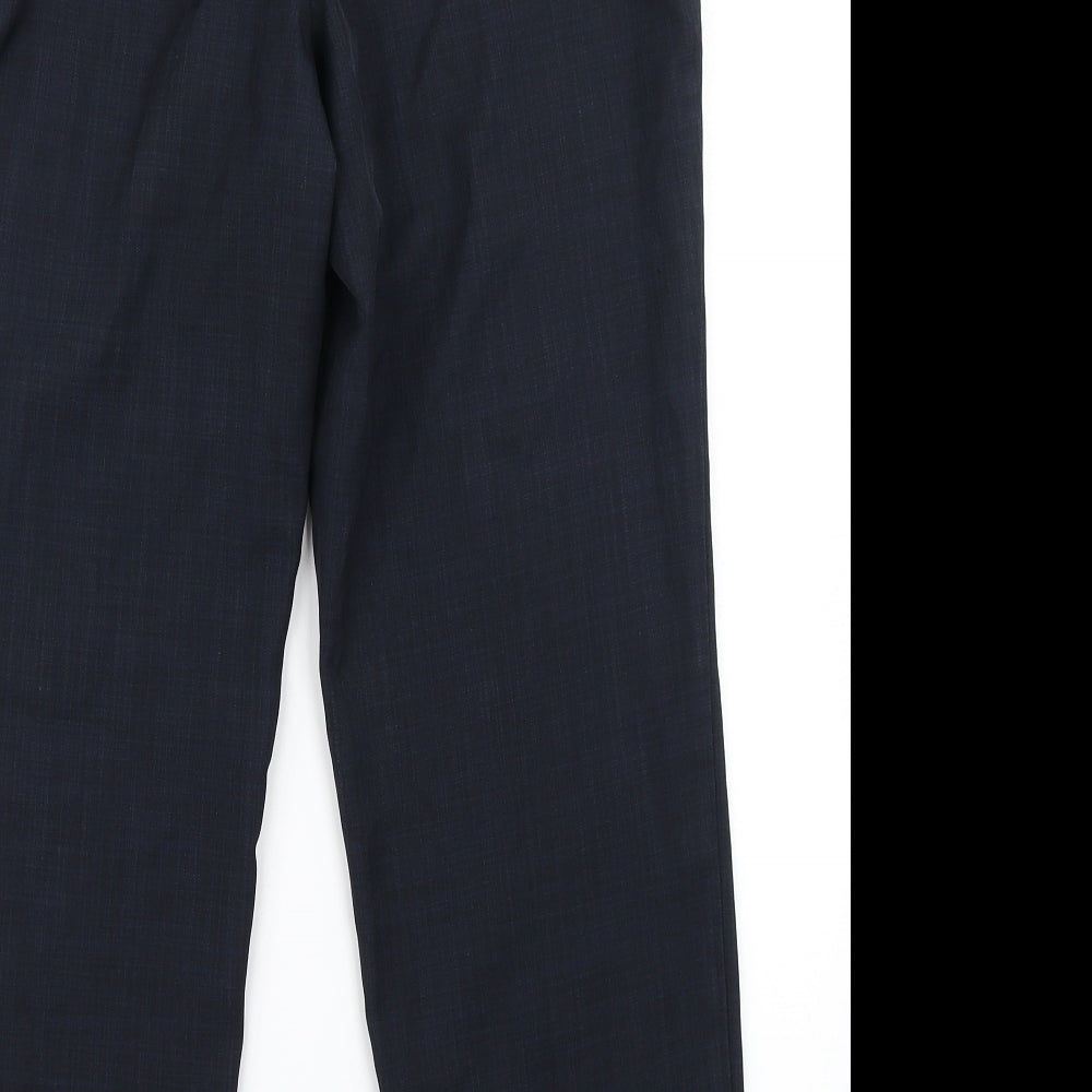 Classic Womens Blue   Dress Pants Trousers Size 10 L27 in