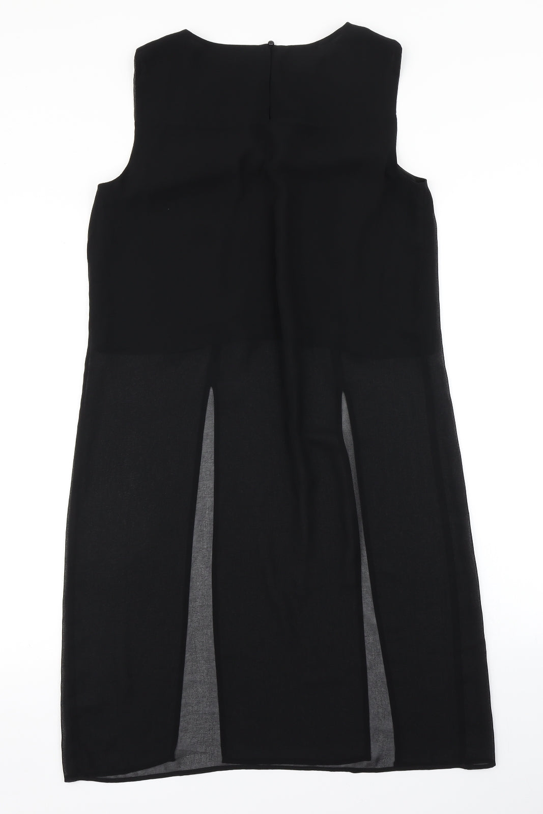 Limited Edition Womens Black   Basic Blouse Size 12  - Longline