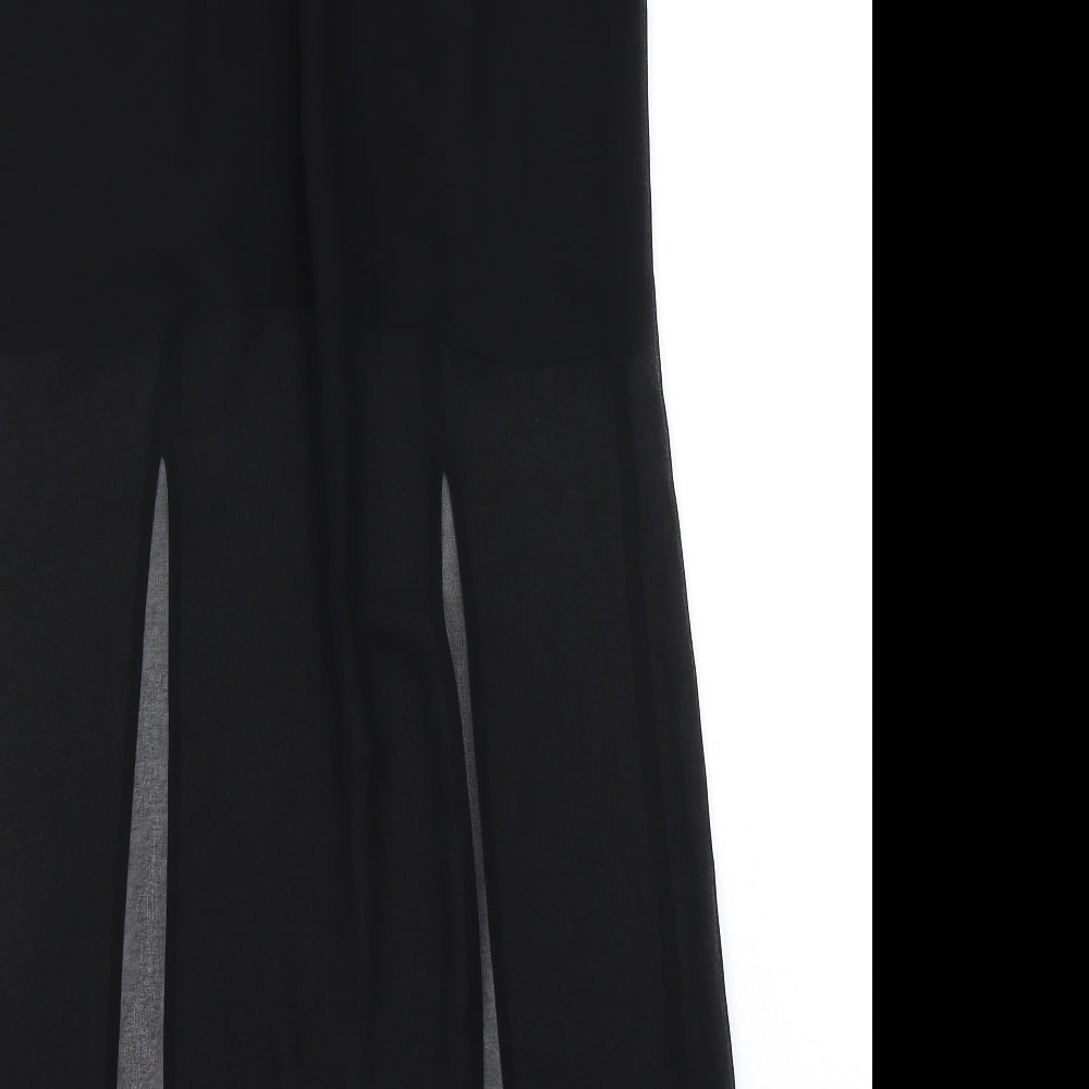 Limited Edition Womens Black   Basic Blouse Size 12  - Longline