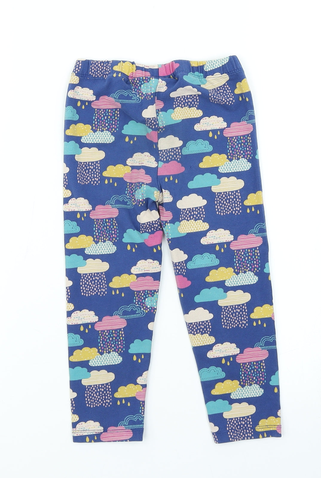 frugt Girls Blue Polka Dot  Jegging Trousers Size 3-4 Years