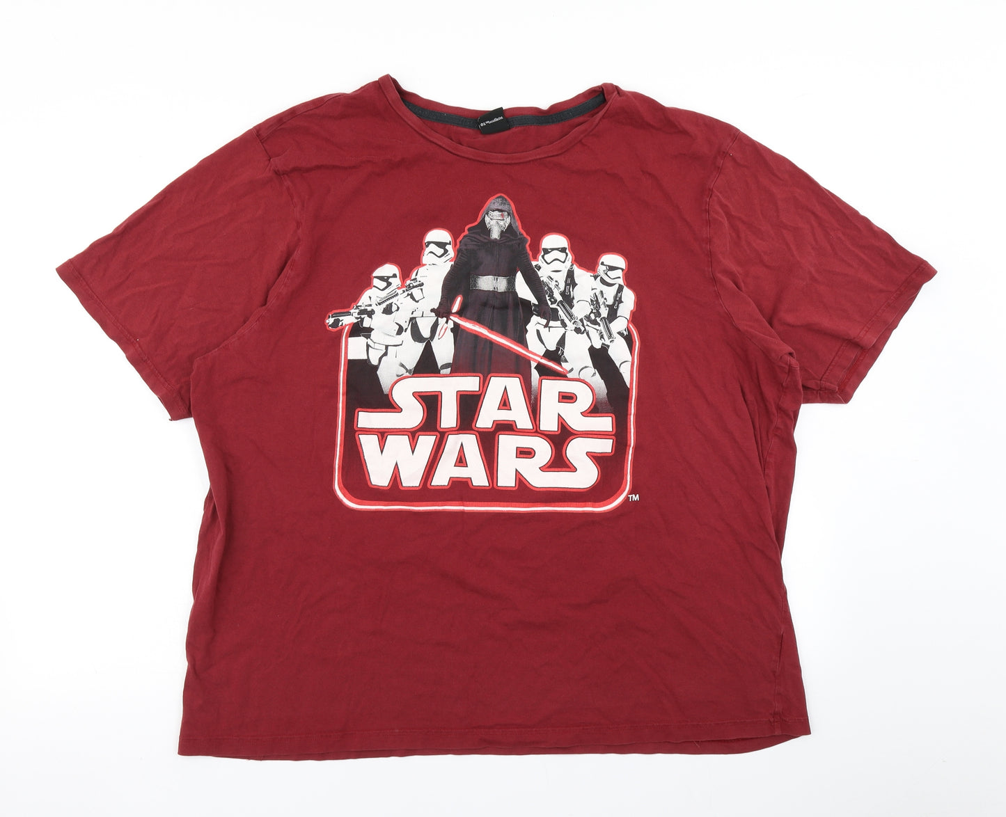 George Mens Red    T-Shirt Size 2XL  - Star Wars