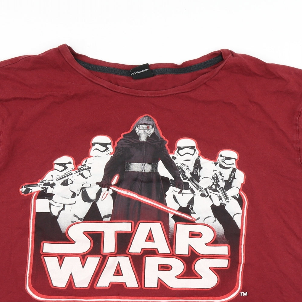 George Mens Red    T-Shirt Size 2XL  - Star Wars