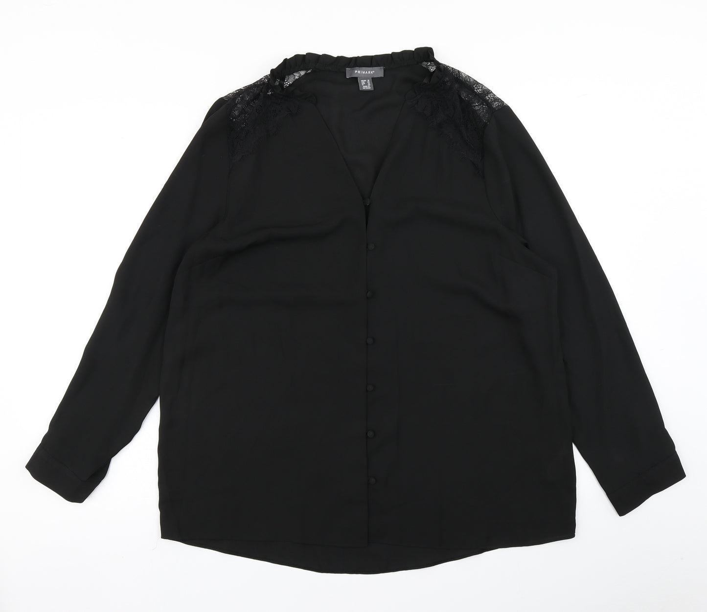 Primark Womens Black   Basic Blouse Size 18