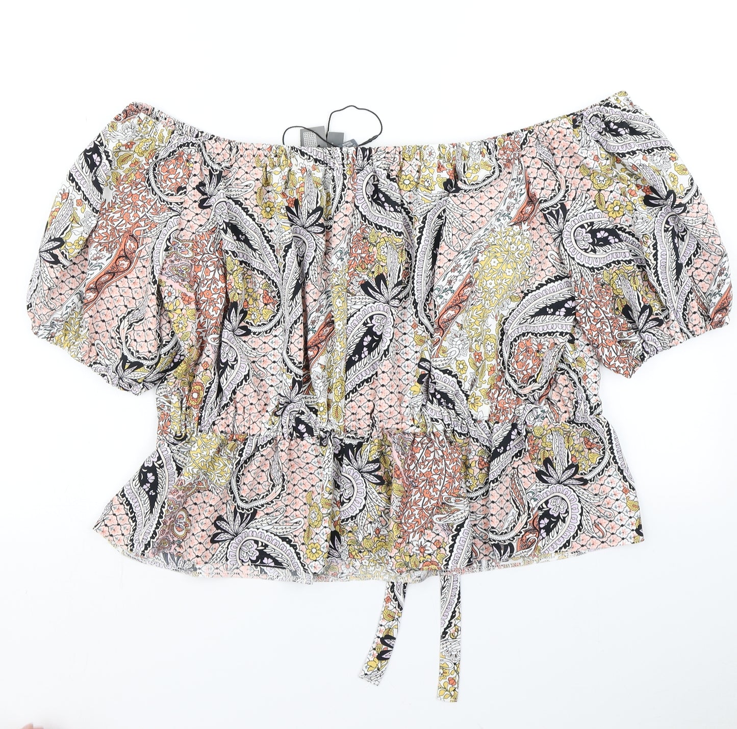 Primark Womens Pink Floral  Basic Blouse Size 16