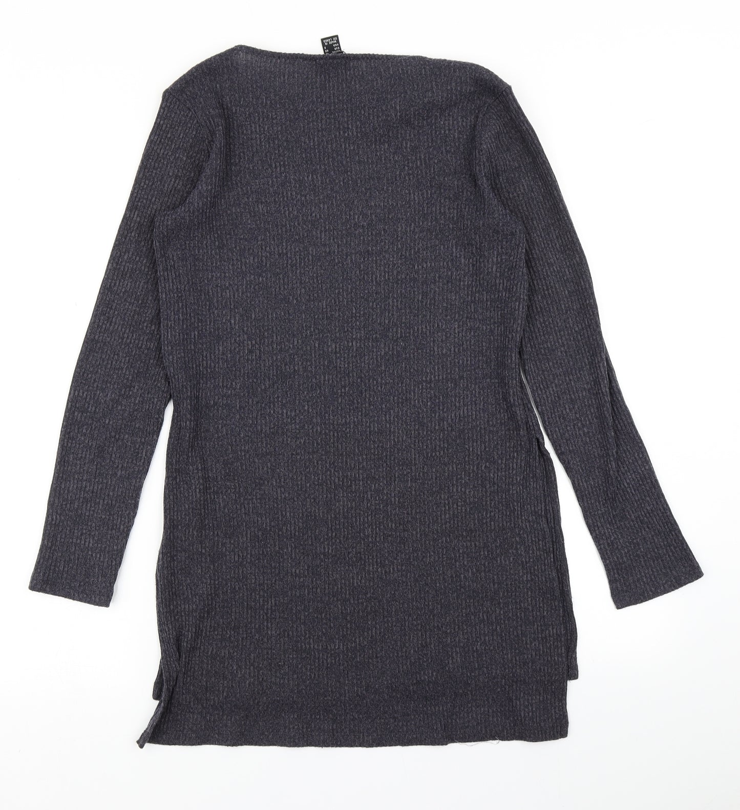 Atmosphere Womens Blue   Basic T-Shirt Size 12  - Longline