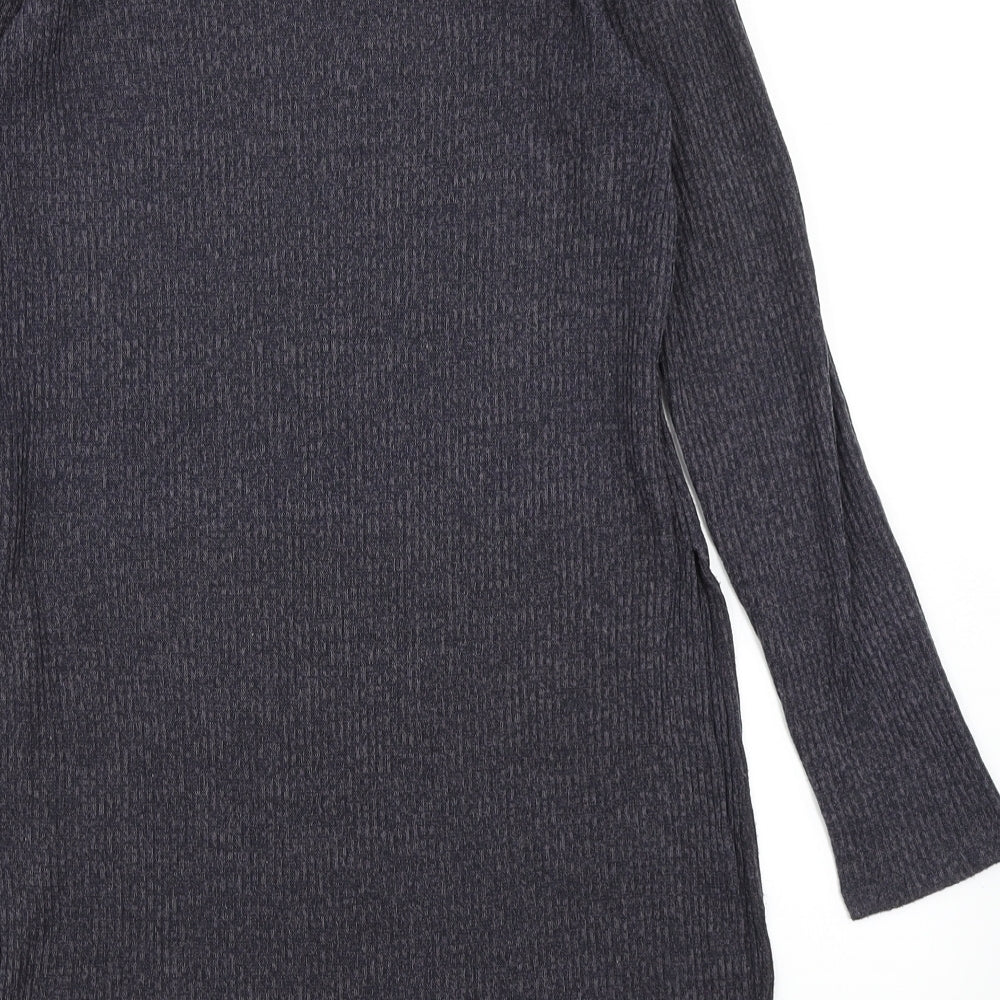 Atmosphere Womens Blue   Basic T-Shirt Size 12  - Longline