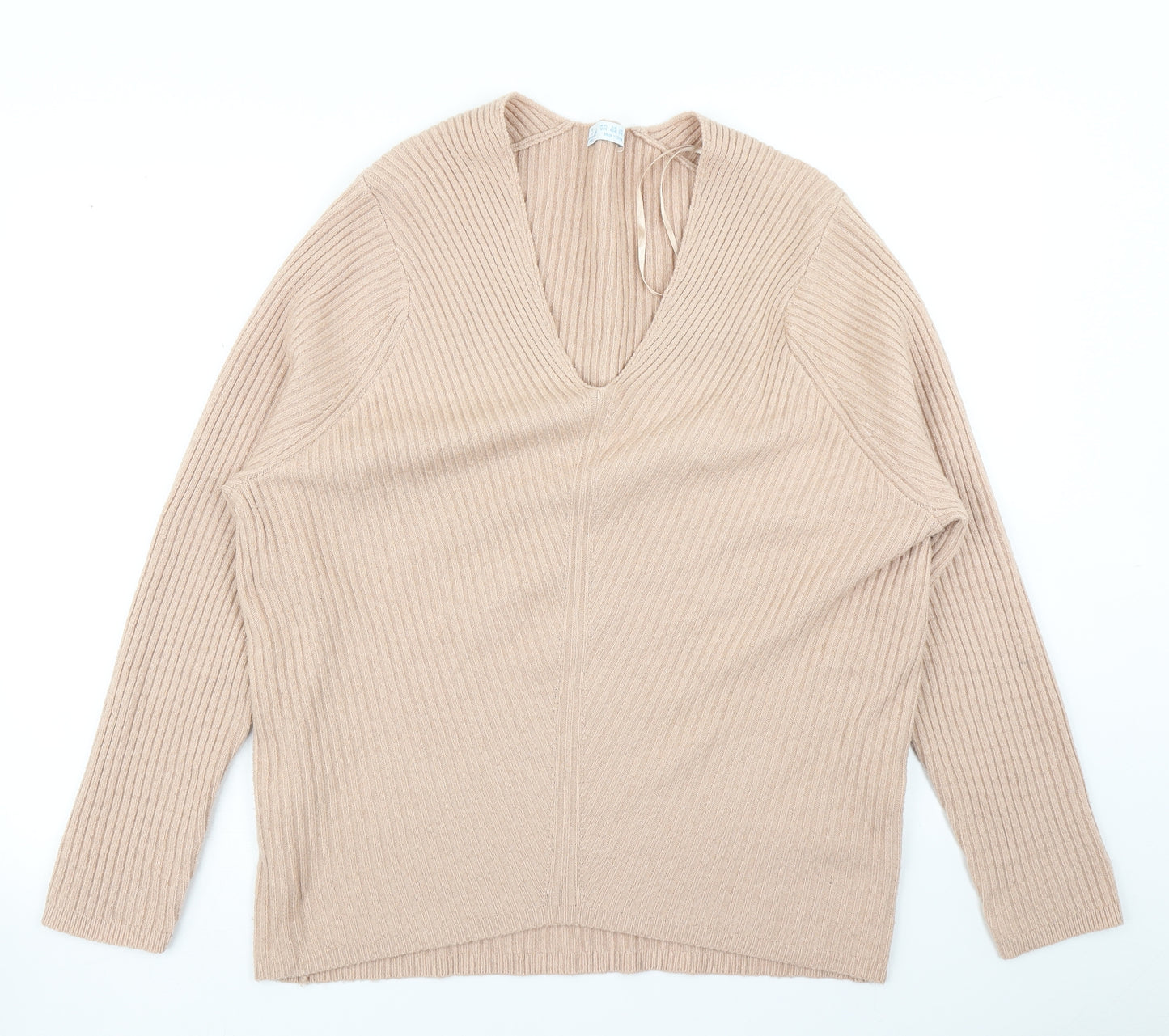 Primark Womens Pink  Knit Pullover Jumper Size M