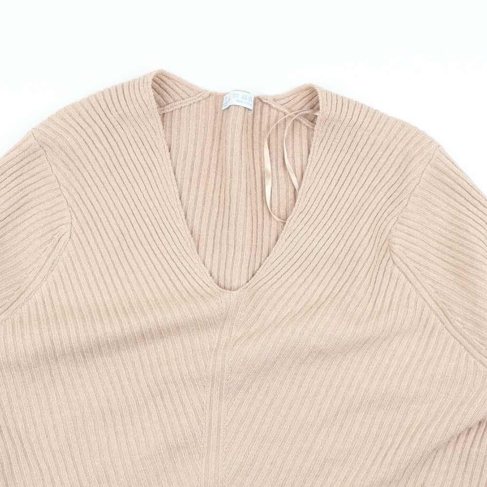 Primark Womens Pink  Knit Pullover Jumper Size M