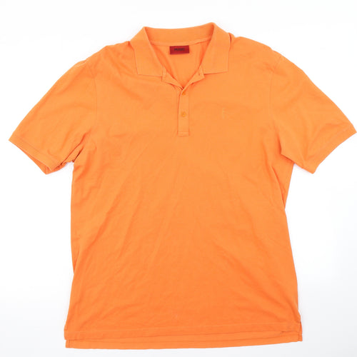 HUGO BOSS Mens Orange    Polo Size 2XL