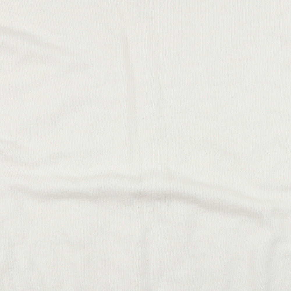 F&F Womens White  Knit Pullover Jumper Size 22  - Balloon Sleeve