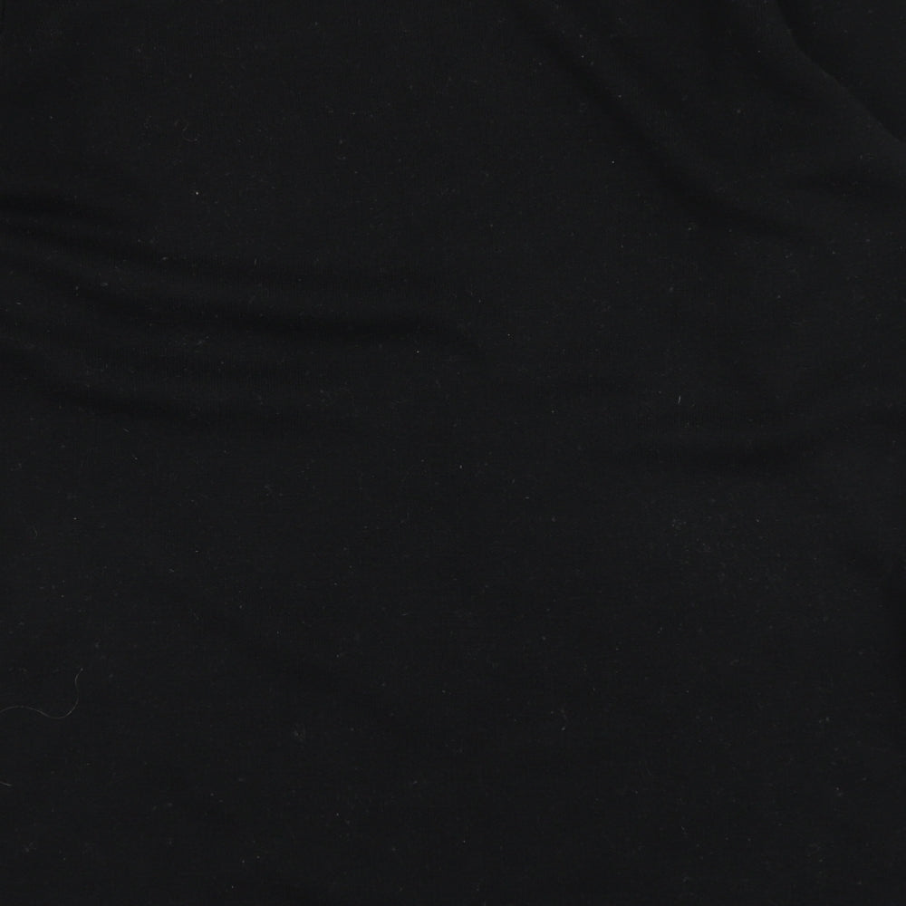 Klass Womens Black Striped Knit Pullover Jumper Size XL