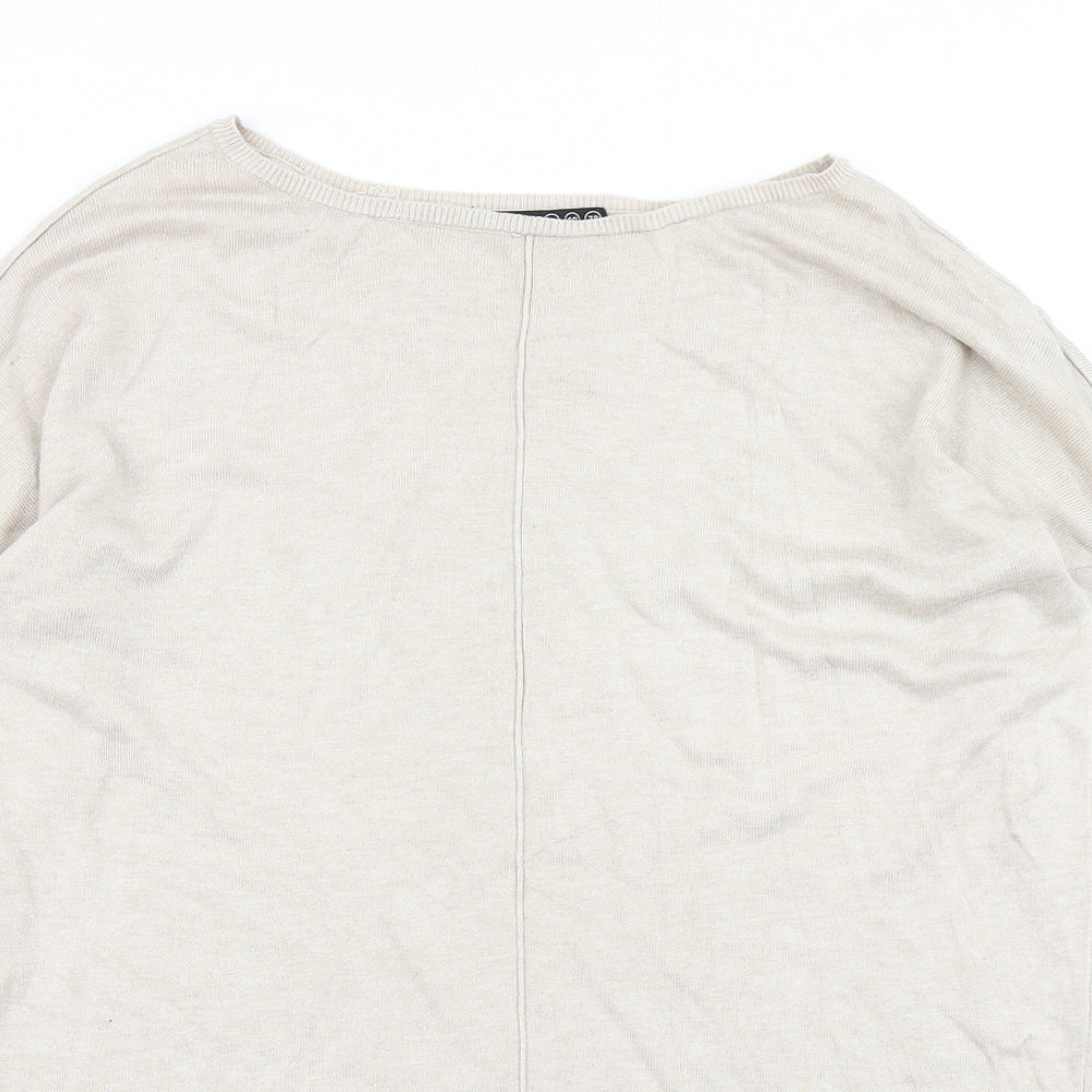 Atmosphere Womens Beige  Knit Pullover Jumper Size 12