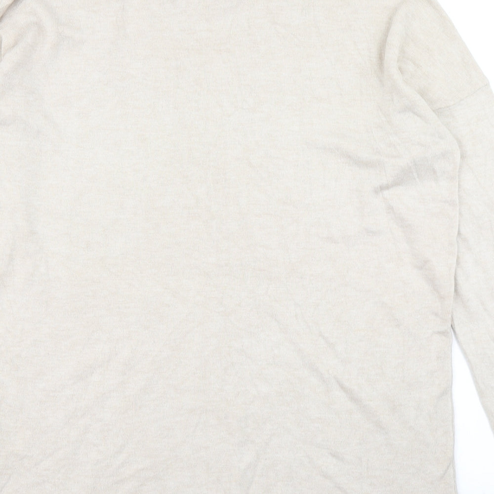 Atmosphere Womens Beige  Knit Pullover Jumper Size 12