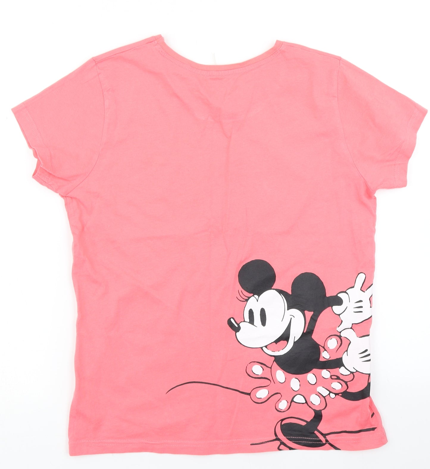 George Womens Pink   Basic T-Shirt Size 10  - Minnie Mouse
