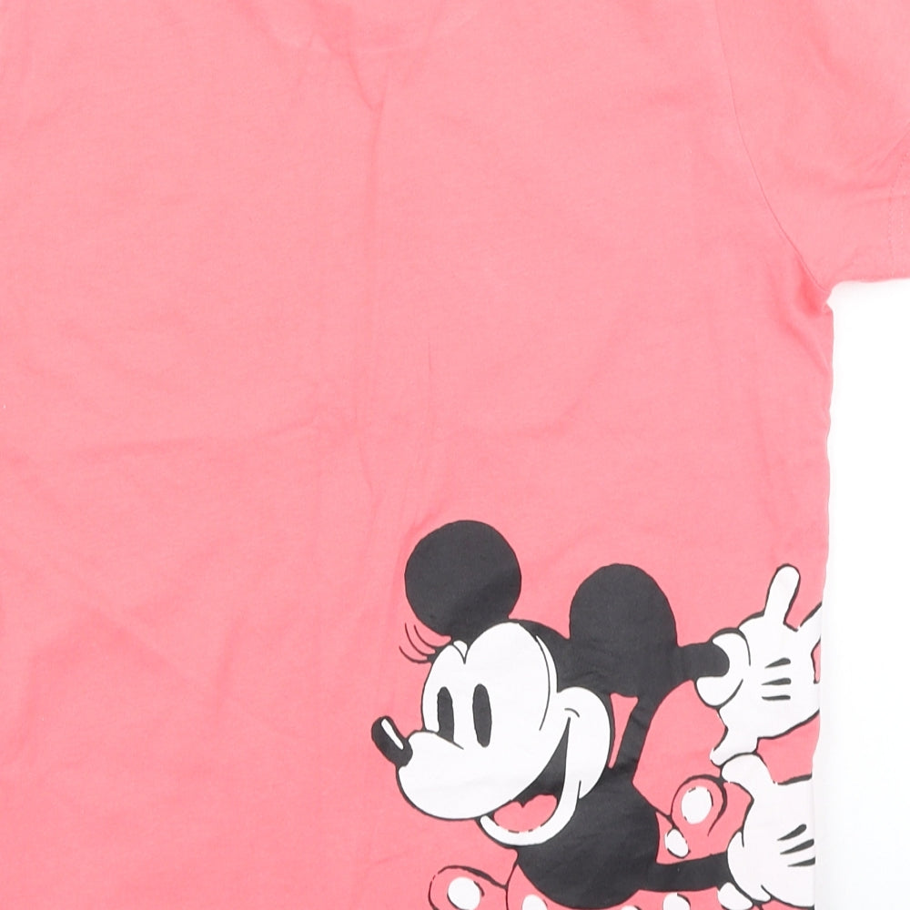 George Womens Pink   Basic T-Shirt Size 10  - Minnie Mouse