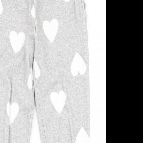 V by Very Womens Grey Polka Dot  Jogger Trousers Size 8 L27 in - Loungewear