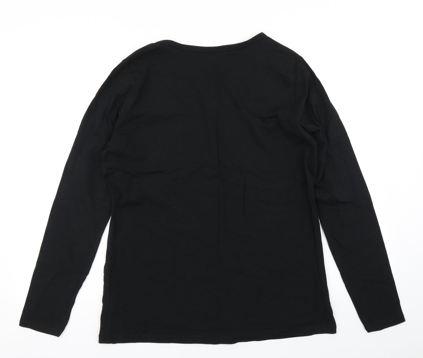 F&F Womens Black   Basic T-Shirt Size 16