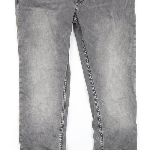 ONLY & SONS Mens Grey  Denim Skinny Jeans Size 32 in L30 in
