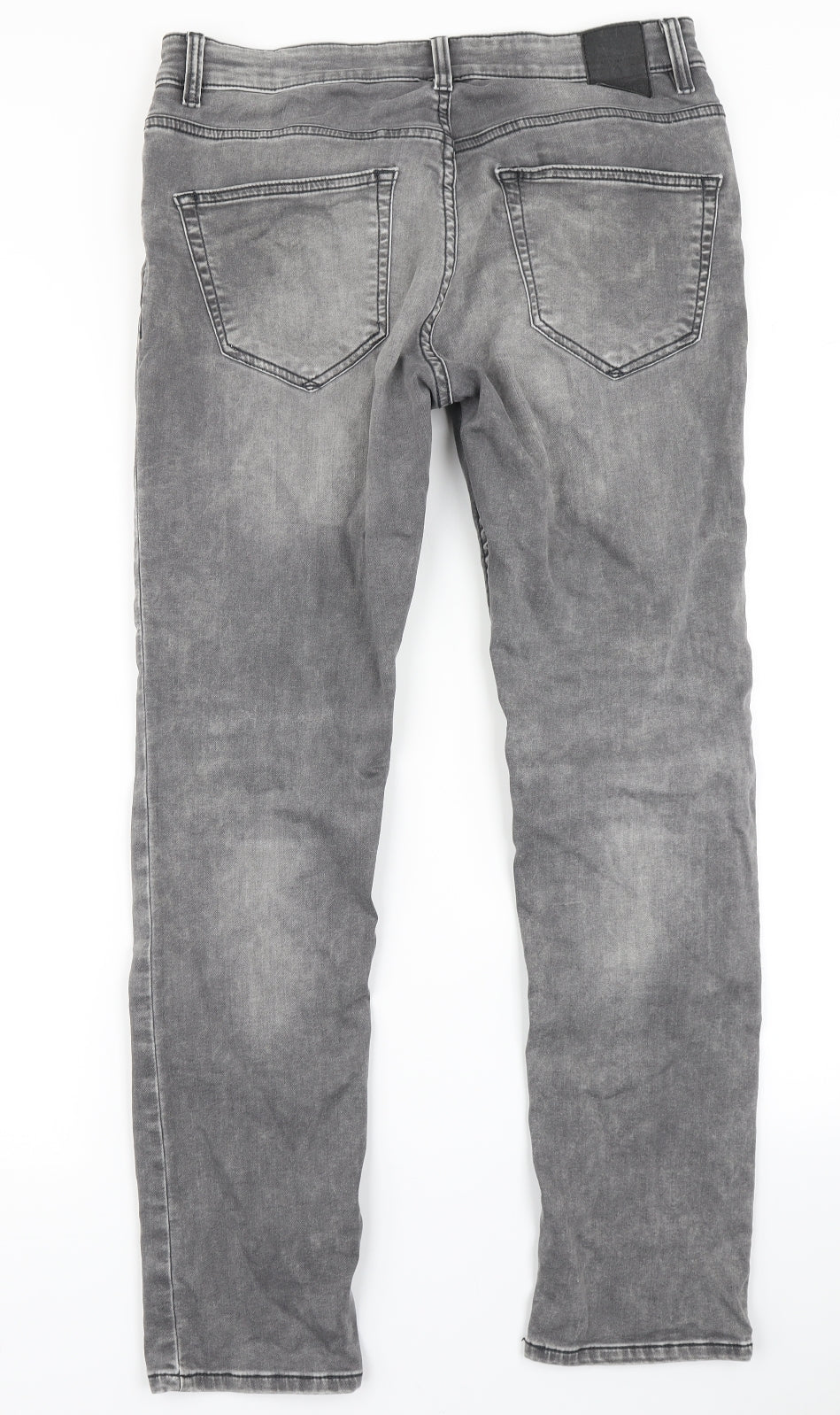 ONLY & SONS Mens Grey  Denim Skinny Jeans Size 32 in L30 in