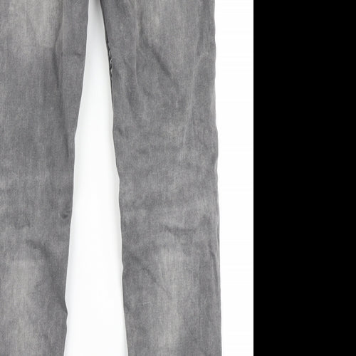ONLY & SONS Mens Grey  Denim Skinny Jeans Size 32 in L30 in