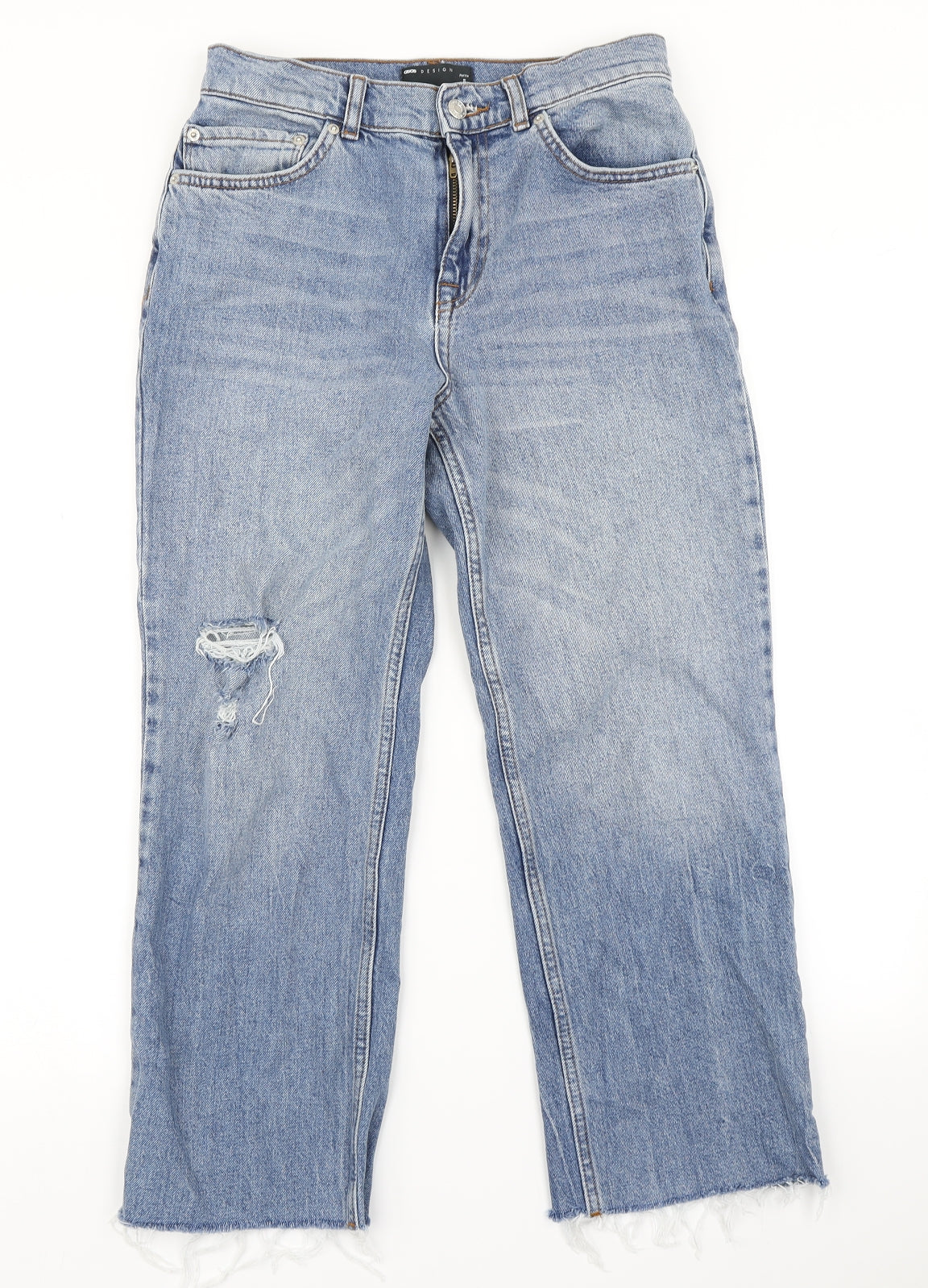 ASOS Womens Blue  Denim Straight Jeans Size 28 in L28 in