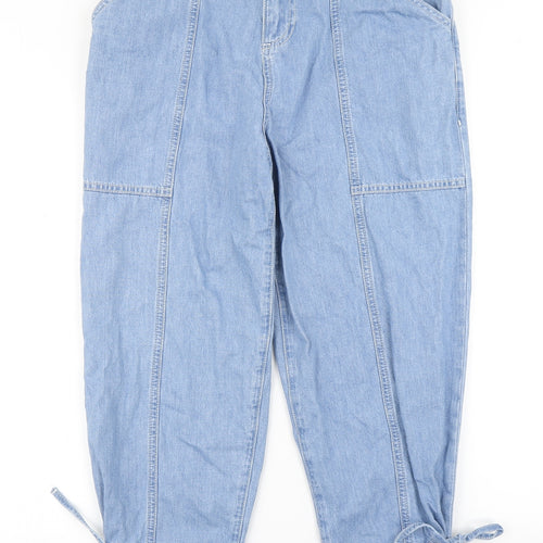 ASOS Womens Blue  Denim Tapered Jeans Size 28 in L28 in