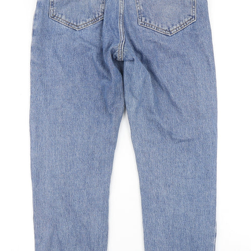 New Look Womens Blue  Denim Mom Jeans Size 8 L25 in