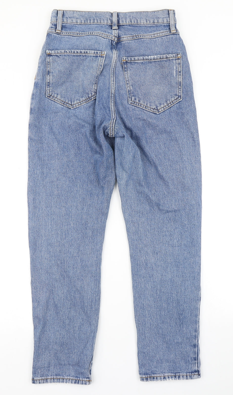 New Look Womens Blue  Denim Mom Jeans Size 8 L25 in