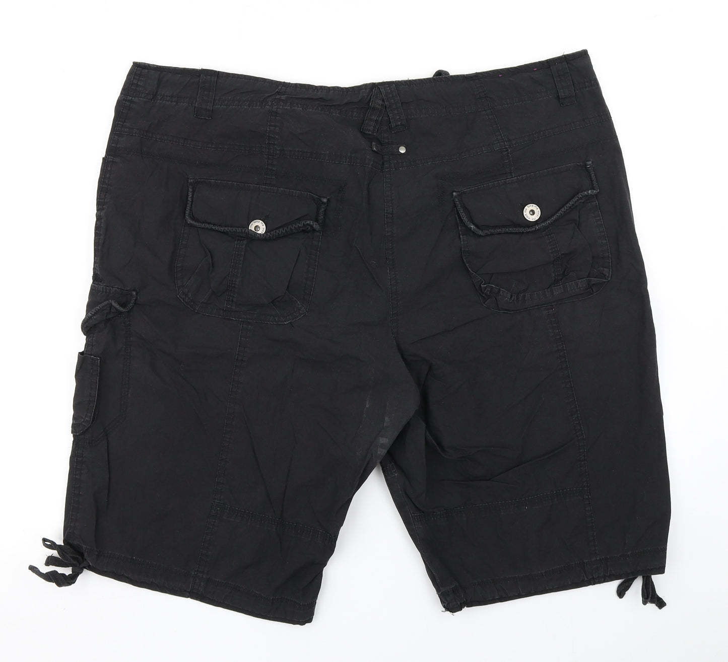 Inspire Womens Black   Cargo Shorts Size 20