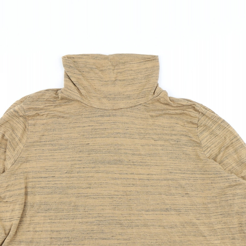 M&S Womens Brown   Basic T-Shirt Size 20